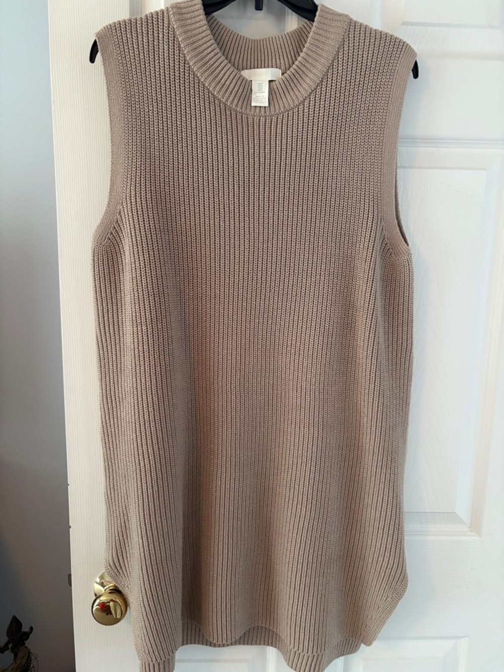 H&M Sleeveless Knit dress - Taupe -